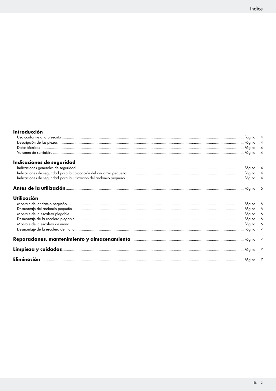 Índice | Powerfix Z29798 User Manual | Page 3 / 30