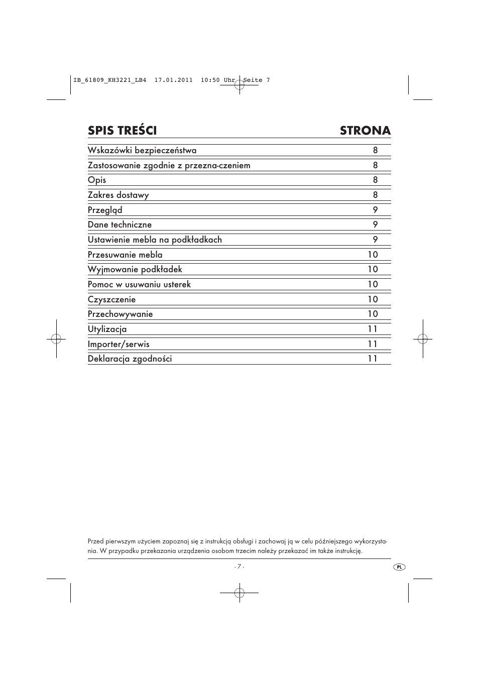 Powerfix KH 3221 User Manual | Page 9 / 43