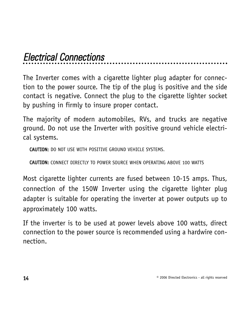 Directed Video VDC301 User Manual | Page 14 / 30