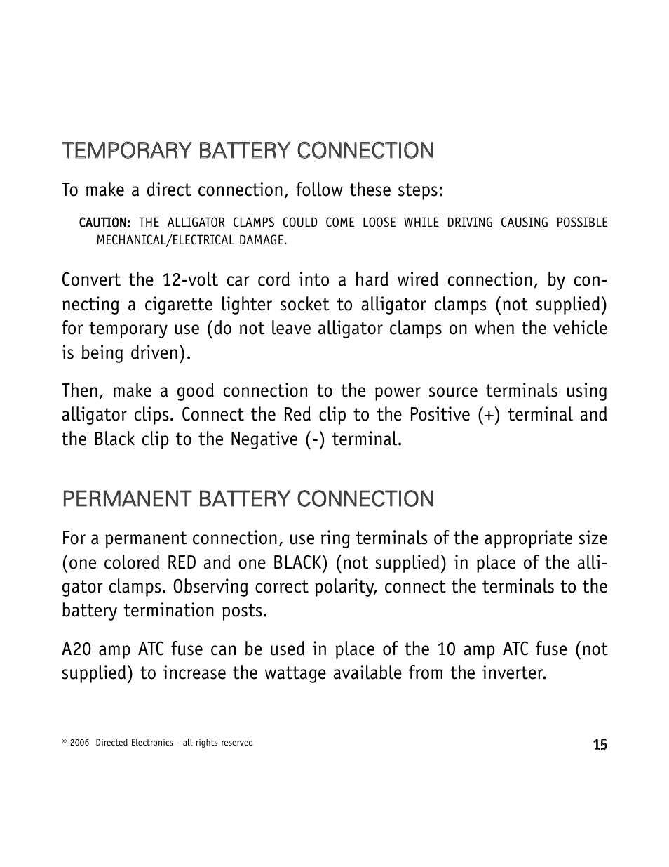 Directed Video VDC301 User Manual | Page 15 / 30