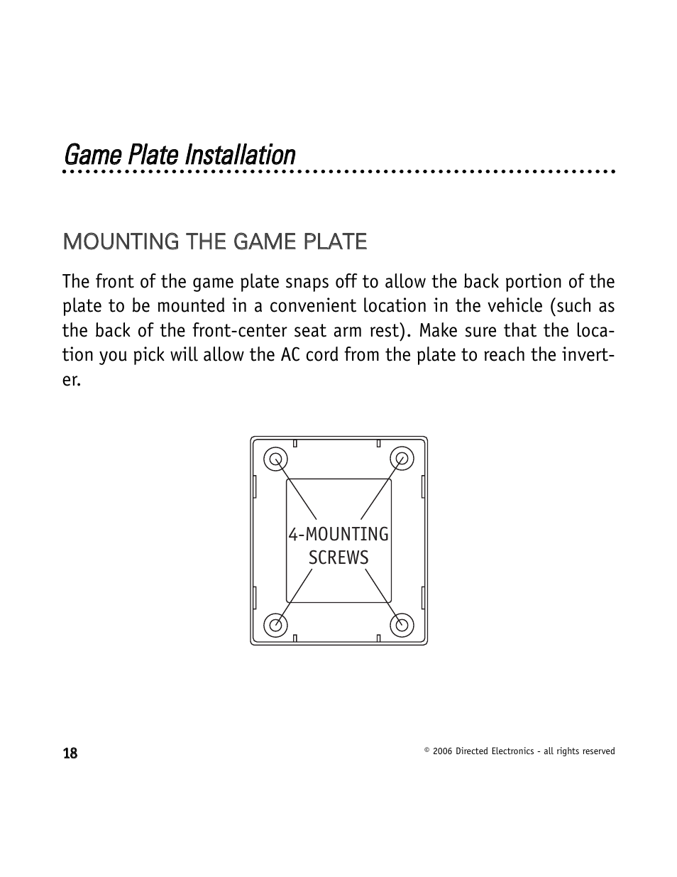 Directed Video VDC301 User Manual | Page 18 / 30