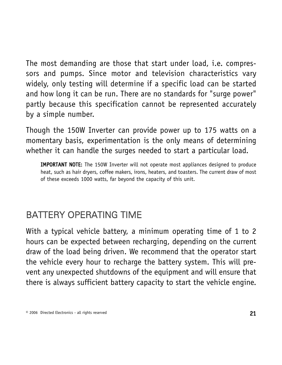 Directed Video VDC301 User Manual | Page 21 / 30