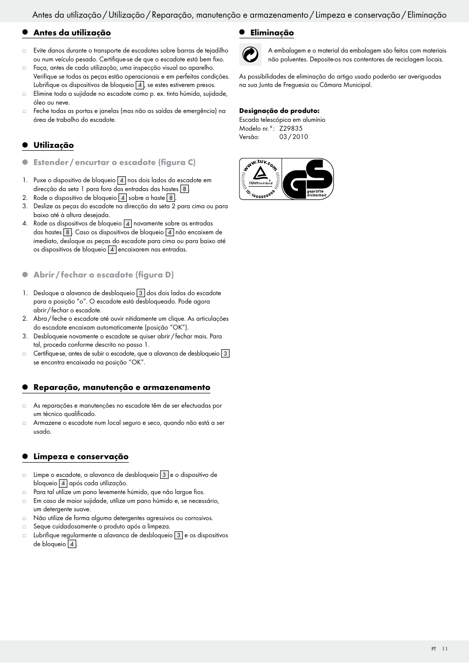 Powerfix Z29835 User Manual | Page 11 / 19