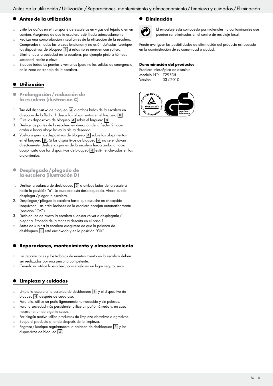 Powerfix Z29835 User Manual | Page 5 / 19