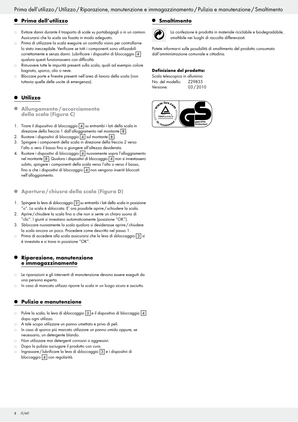 Powerfix Z29835 User Manual | Page 8 / 19