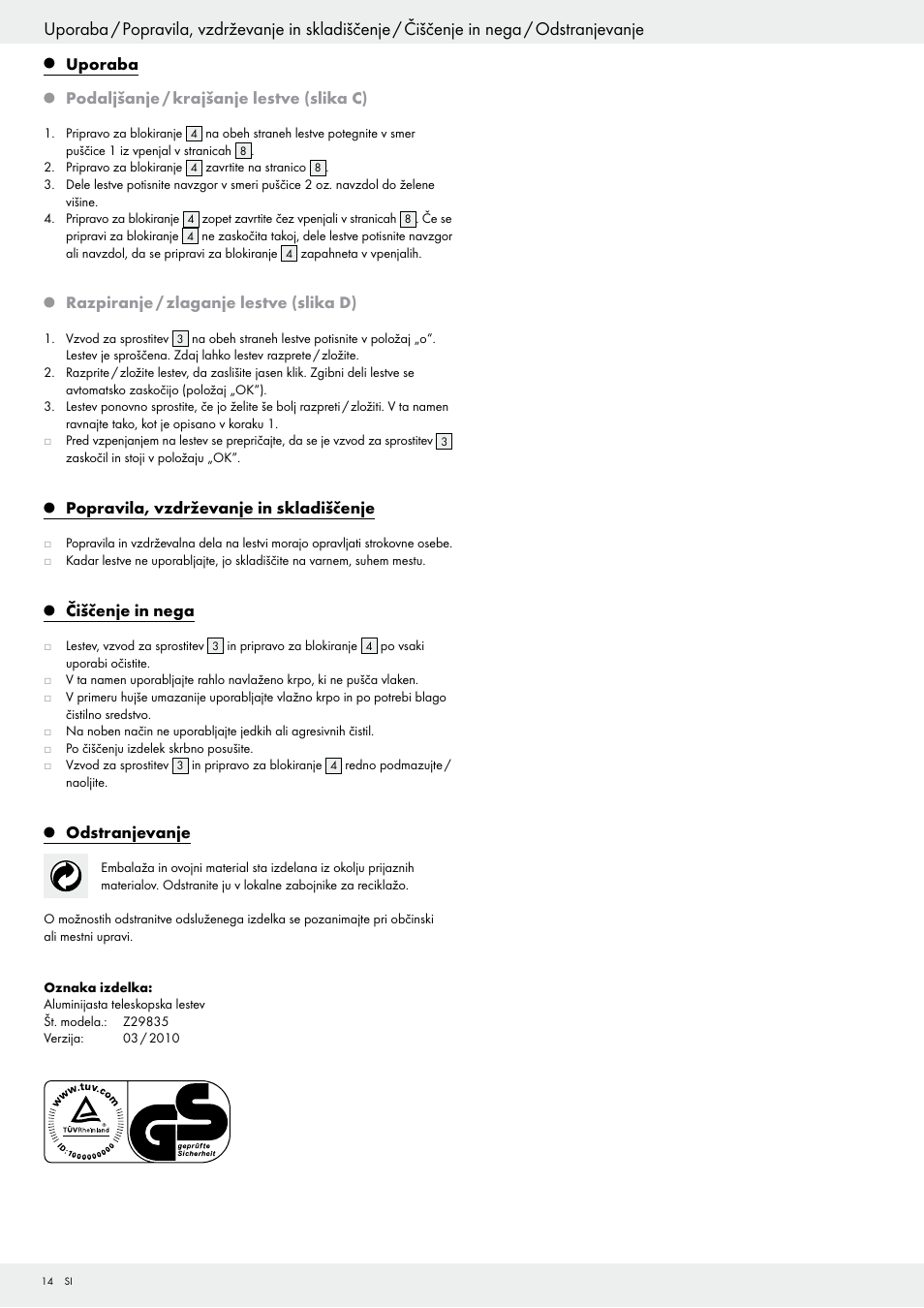 Powerfix Z29835 User Manual | Page 14 / 28