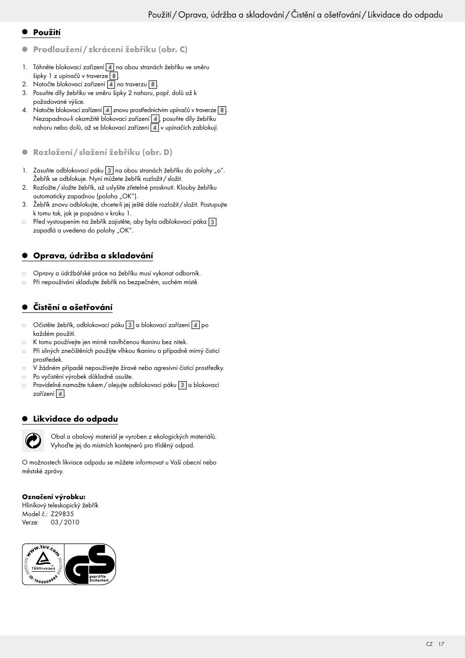 Powerfix Z29835 User Manual | Page 17 / 28