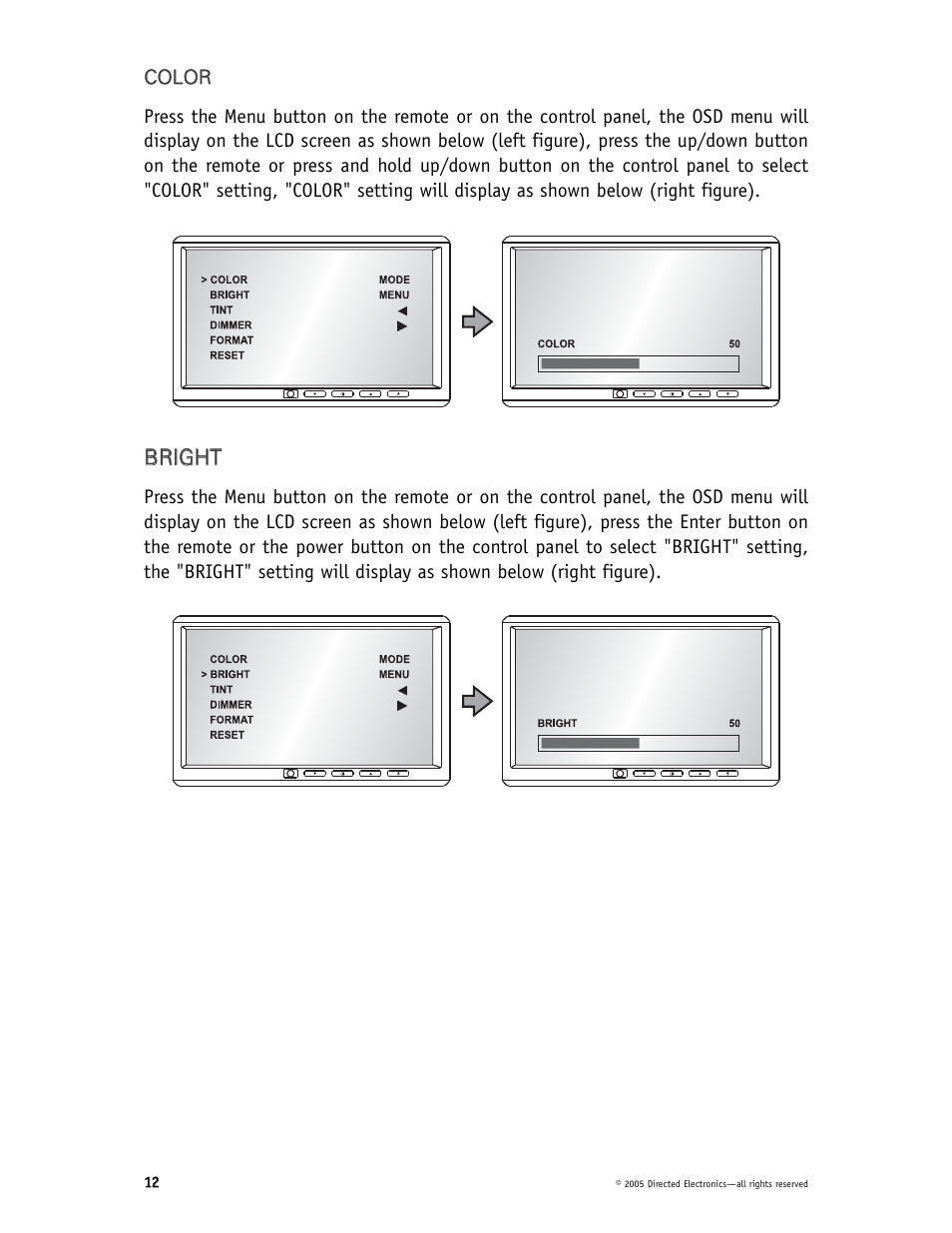 Directed Video HVM700 User Manual | Page 12 / 16