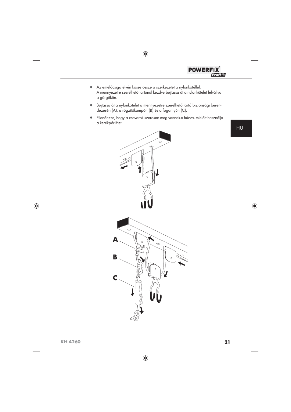 Ab c | Powerfix KH 4260 User Manual | Page 22 / 57