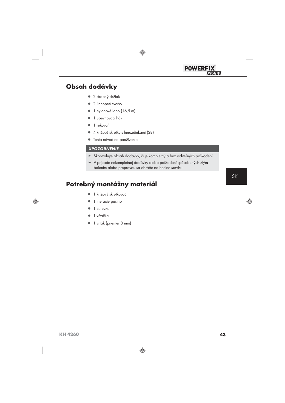 Powerfix KH 4260 User Manual | Page 44 / 57