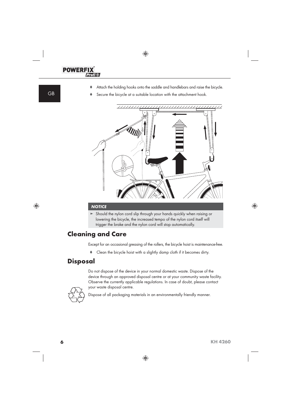 Cleaning and care, Disposal | Powerfix KH 4260 User Manual | Page 7 / 57