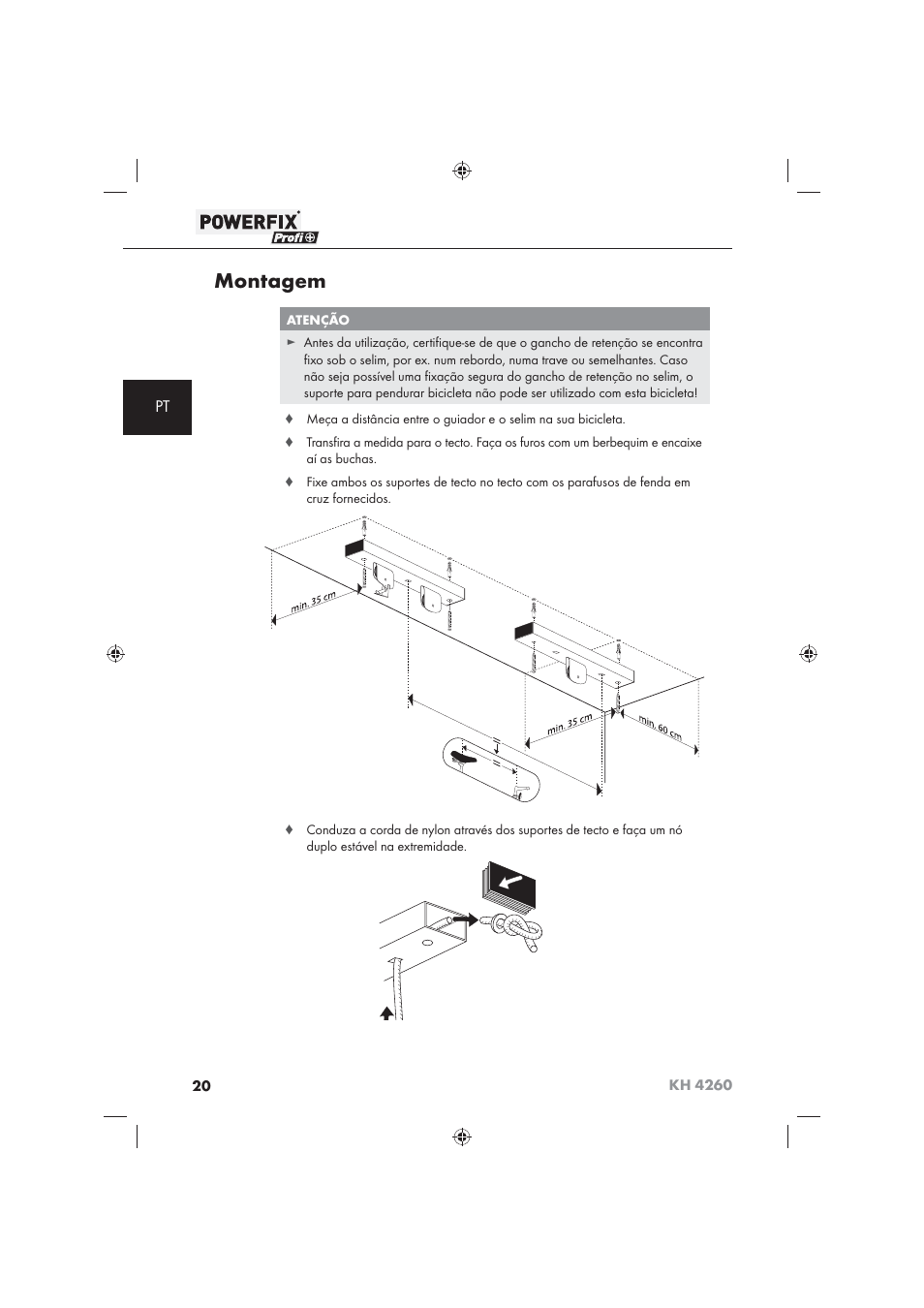 Montagem | Powerfix KH 4260 User Manual | Page 21 / 41