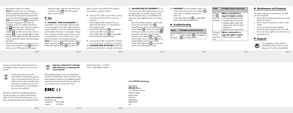 Powerfix Z29618-BS User Manual | Page 2 / 2