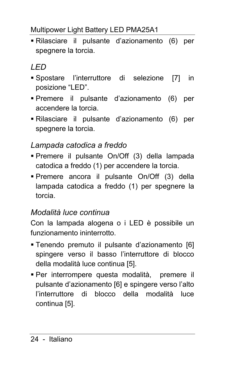 Powerfix PMA25A1 User Manual | Page 25 / 68