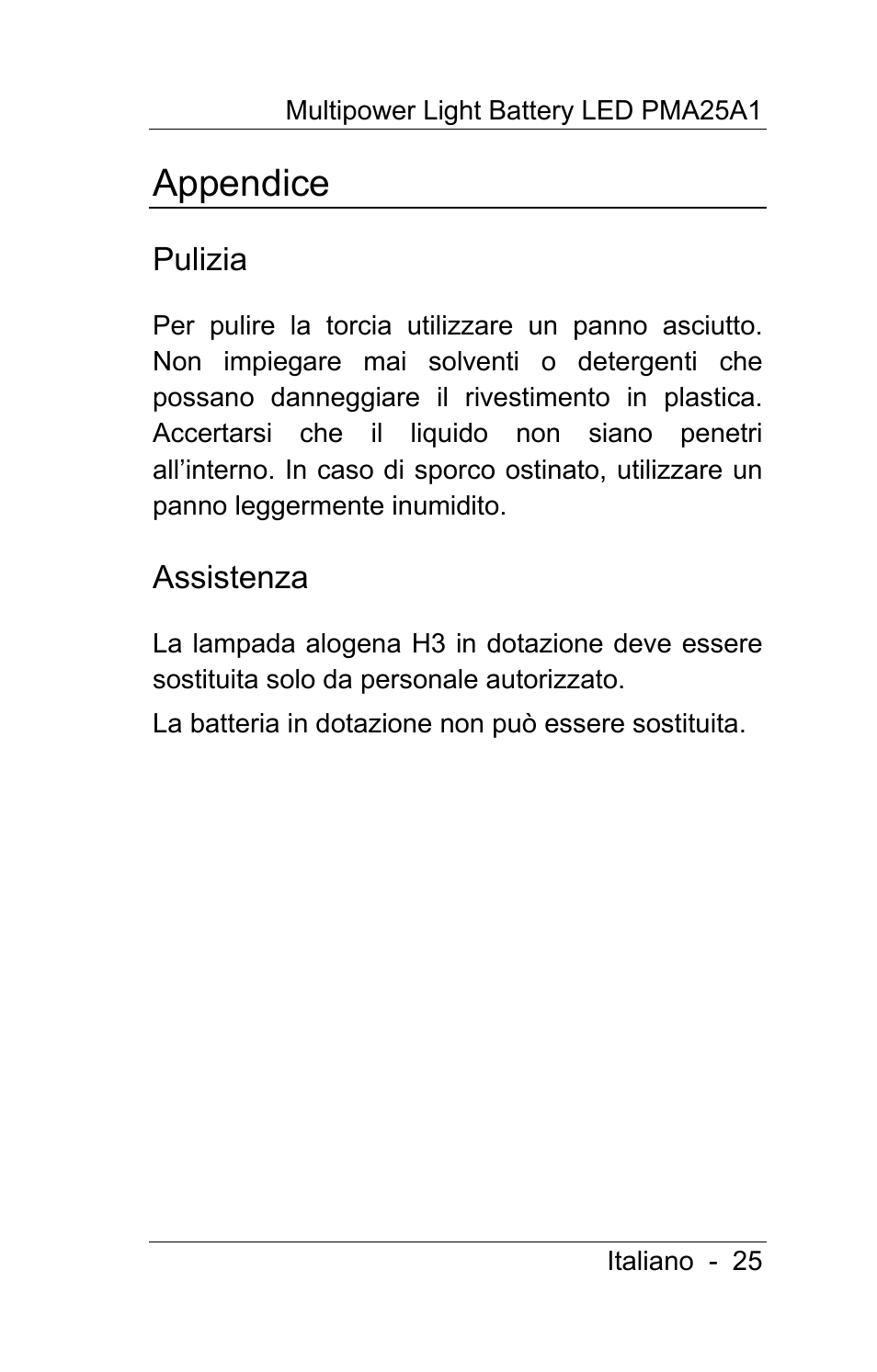 Appendice | Powerfix PMA25A1 User Manual | Page 26 / 68