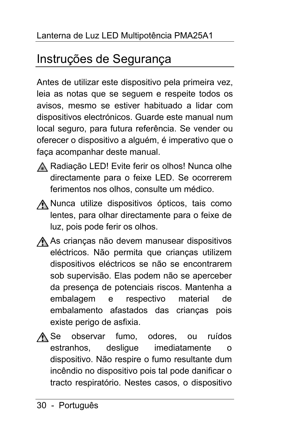 Instruções de segurança | Powerfix PMA25A1 User Manual | Page 31 / 68