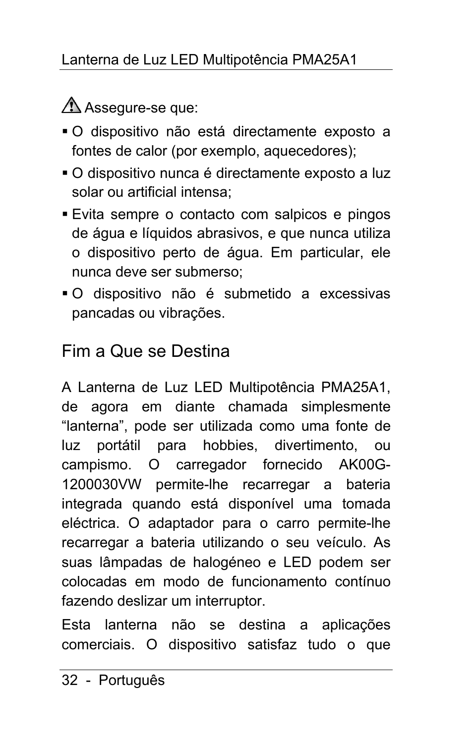 Fim a que se destina | Powerfix PMA25A1 User Manual | Page 33 / 68