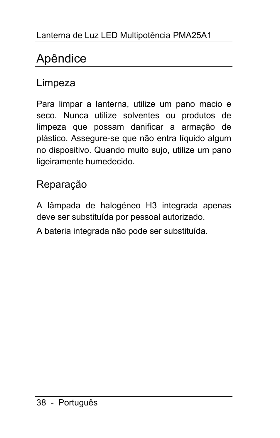 Apêndice | Powerfix PMA25A1 User Manual | Page 39 / 68