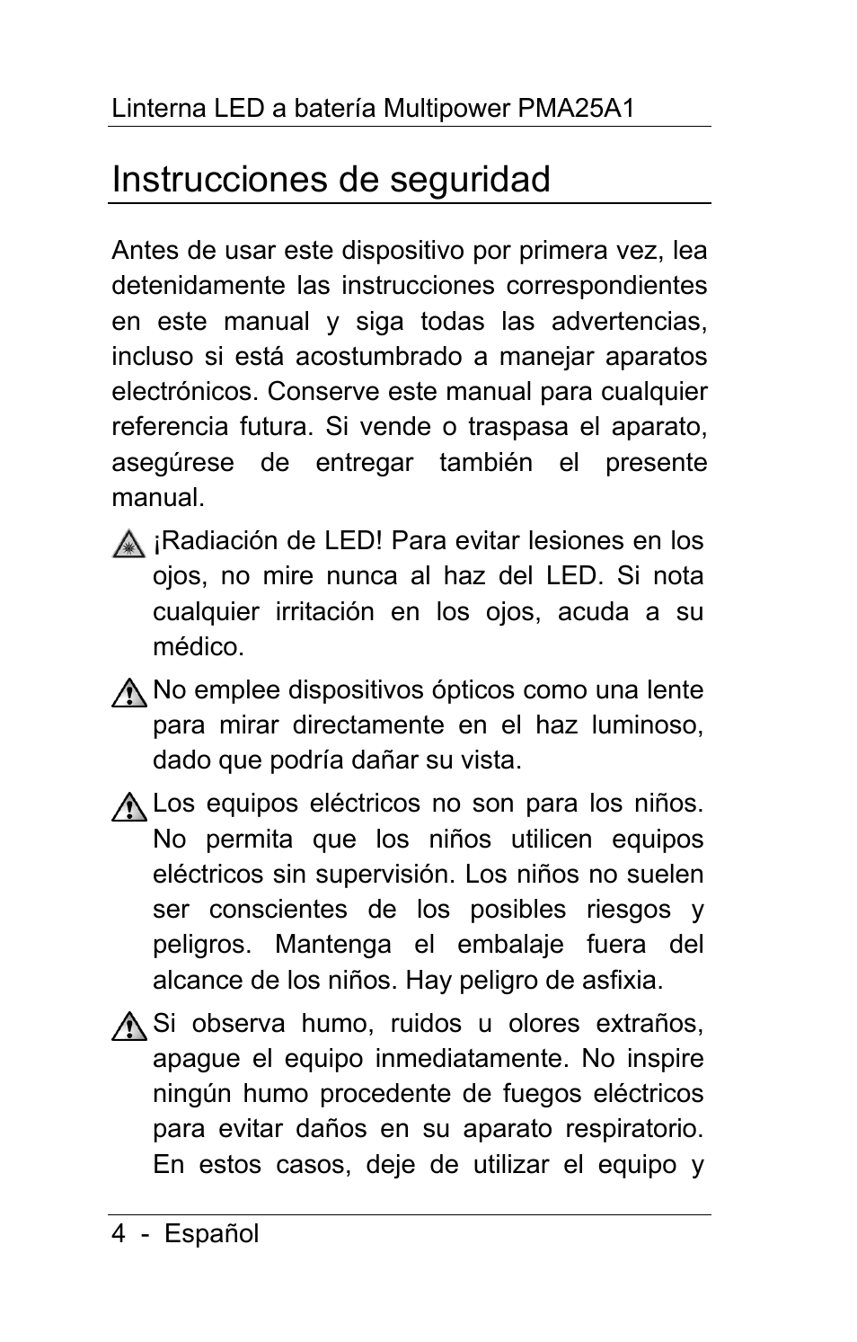 Instrucciones de seguridad | Powerfix PMA25A1 User Manual | Page 5 / 68