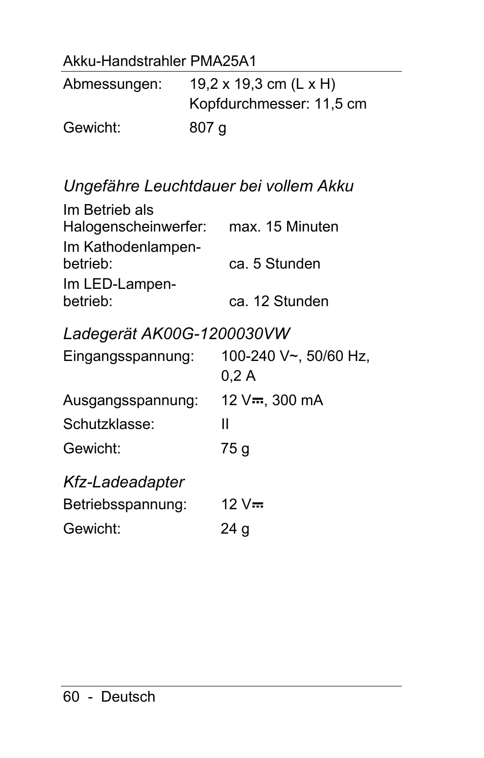 Powerfix PMA25A1 User Manual | Page 61 / 68