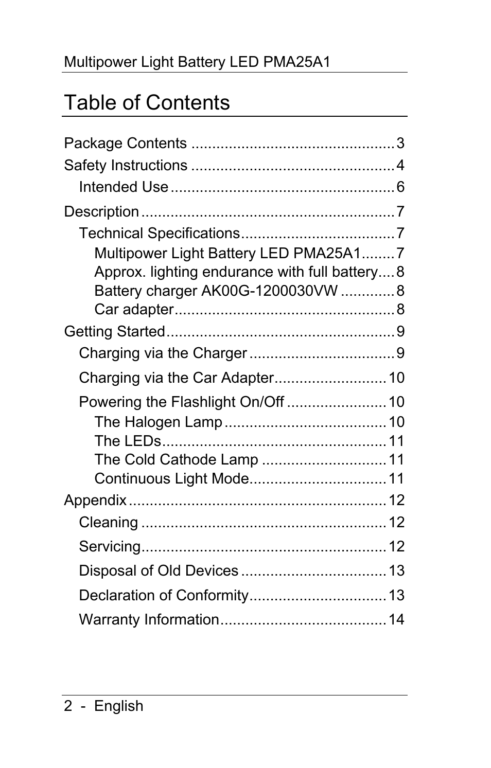 Powerfix PMA25A1 User Manual | Page 3 / 94