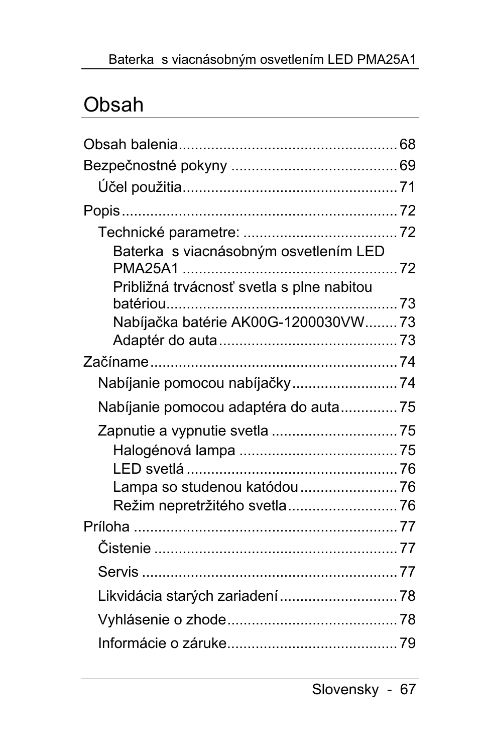 Powerfix PMA25A1 User Manual | Page 68 / 94