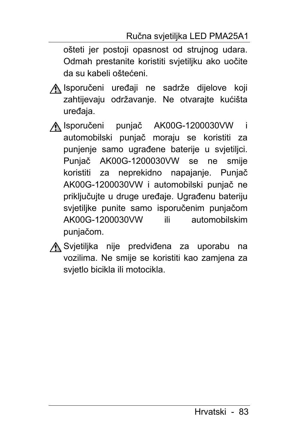 Powerfix PMA25A1 User Manual | Page 84 / 94