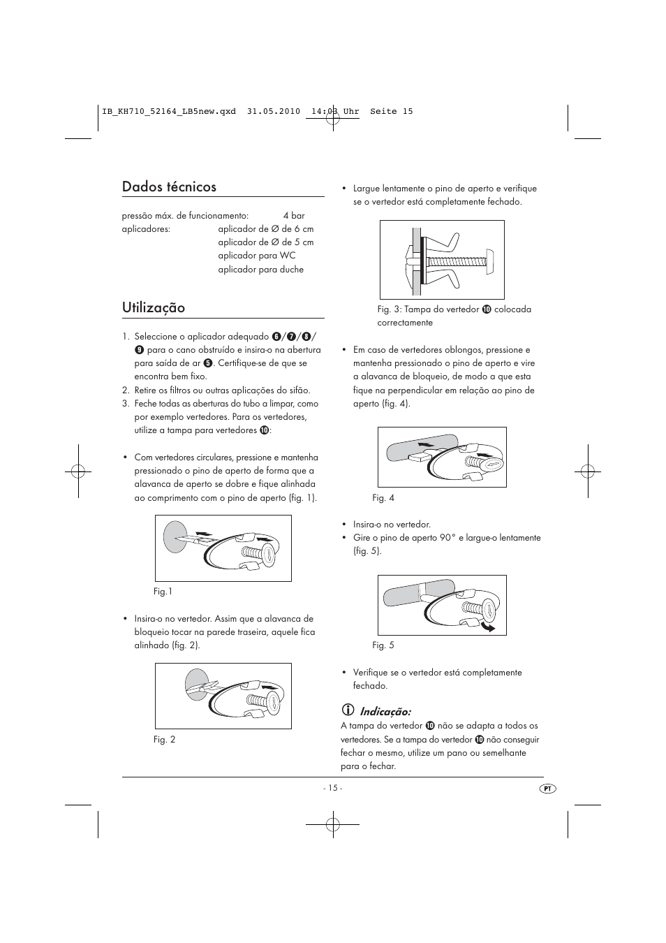 Dados técnicos, Utilização, Indicação | Powerfix KH 710 User Manual | Page 17 / 31