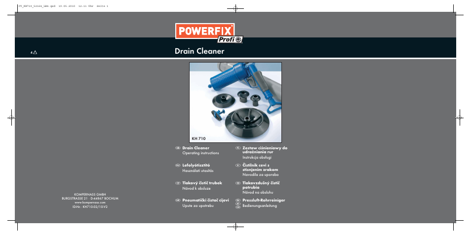 Powerfix KH 710 User Manual | 49 pages