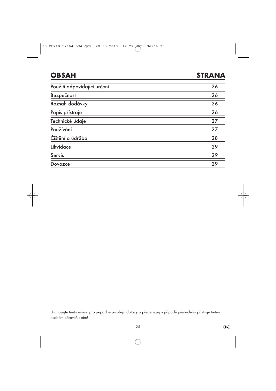 Powerfix KH 710 User Manual | Page 27 / 49