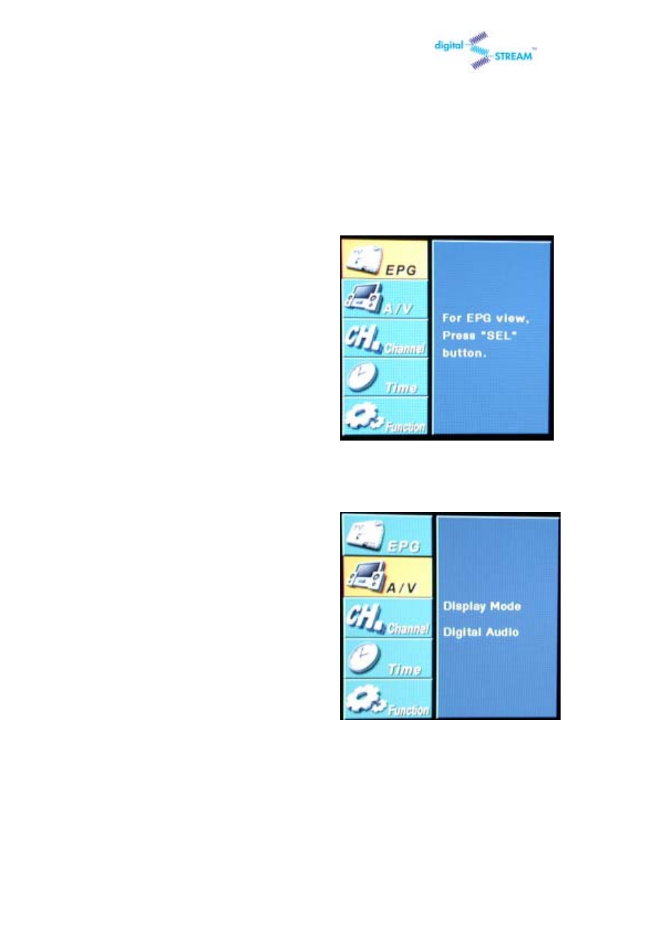 4 changing the screen format | Digital Stream DST-HD1100E User Manual | Page 12 / 49