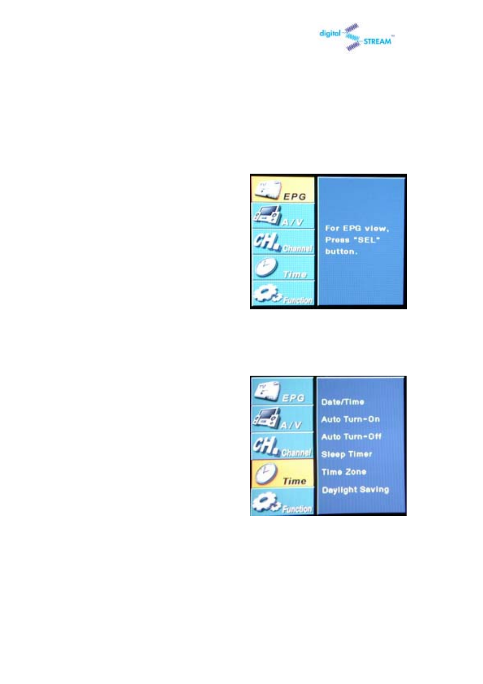 15 setting up time and date | Digital Stream DST-HD1100E User Manual | Page 30 / 49