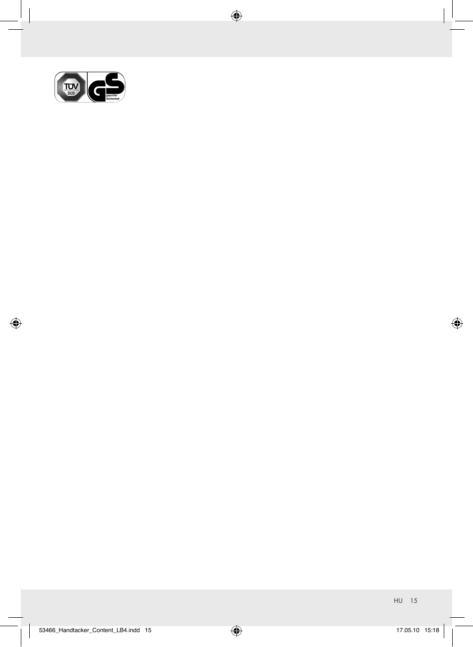 Powerfix  Z16531 User Manual | Page 15 / 27