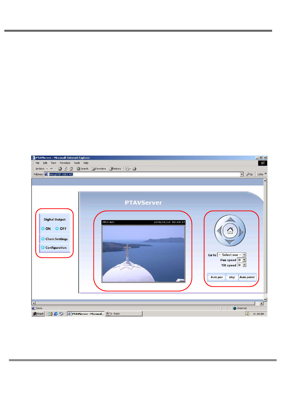 Primary user’s capabilities, Main screen with camera view | Chenbro MPEG4 User Manual | Page 13 / 64