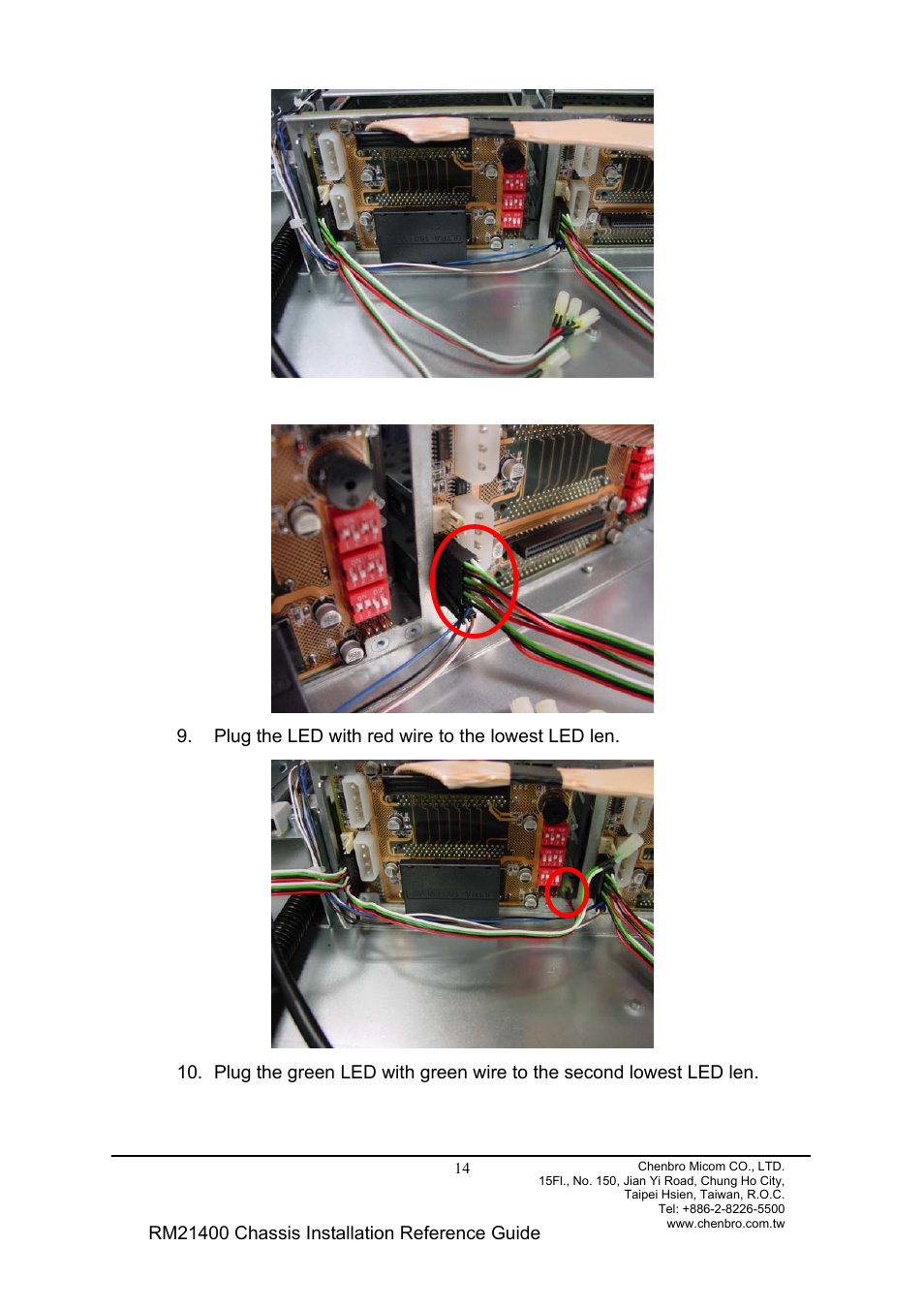 Chenbro Chassis RM21400 User Manual | Page 14 / 17