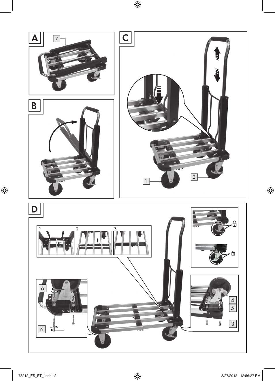 Ab d c | Powerfix Z31169 User Manual | Page 2 / 8