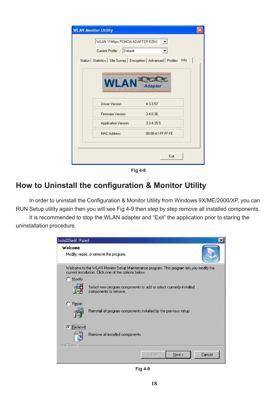 Chenbro Wireless LAN PC Card 11Mbps User Manual | Page 19 / 30