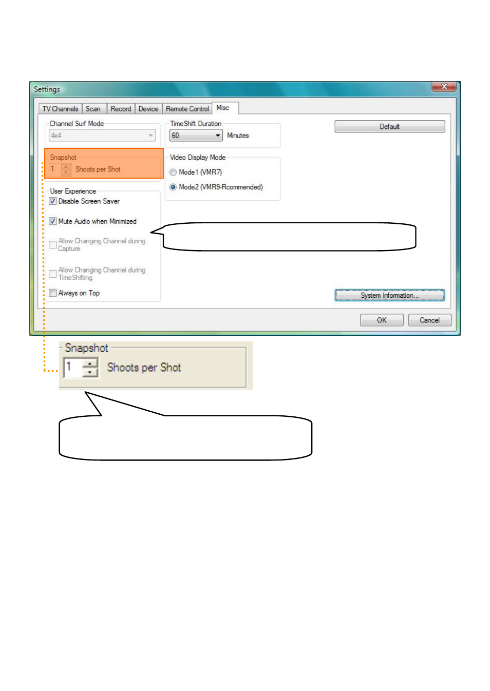 Settings misc | Chenbro TVExpert 874-00101 User Manual | Page 17 / 17