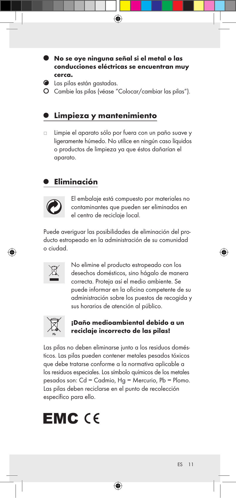 Limpieza y mantenimiento, Eliminación | Powerfix Z29948 User Manual | Page 11 / 36