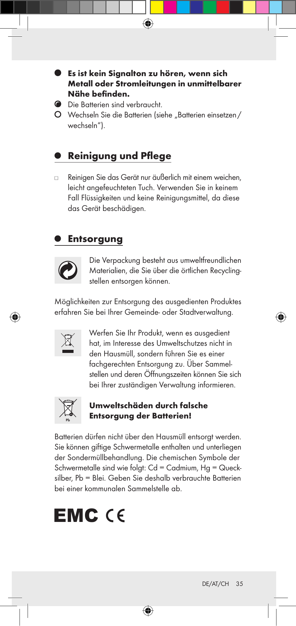 Reinigung und pflege, Entsorgung | Powerfix Z29948 User Manual | Page 35 / 36