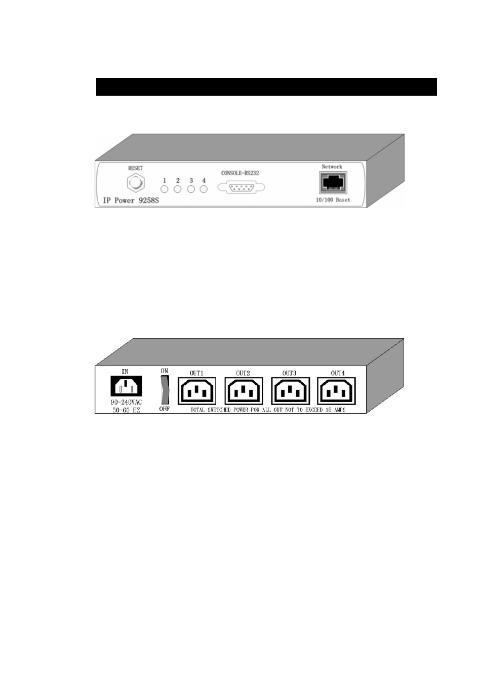 Interface description | deXlan IP POWER 068420 User Manual | Page 7 / 26