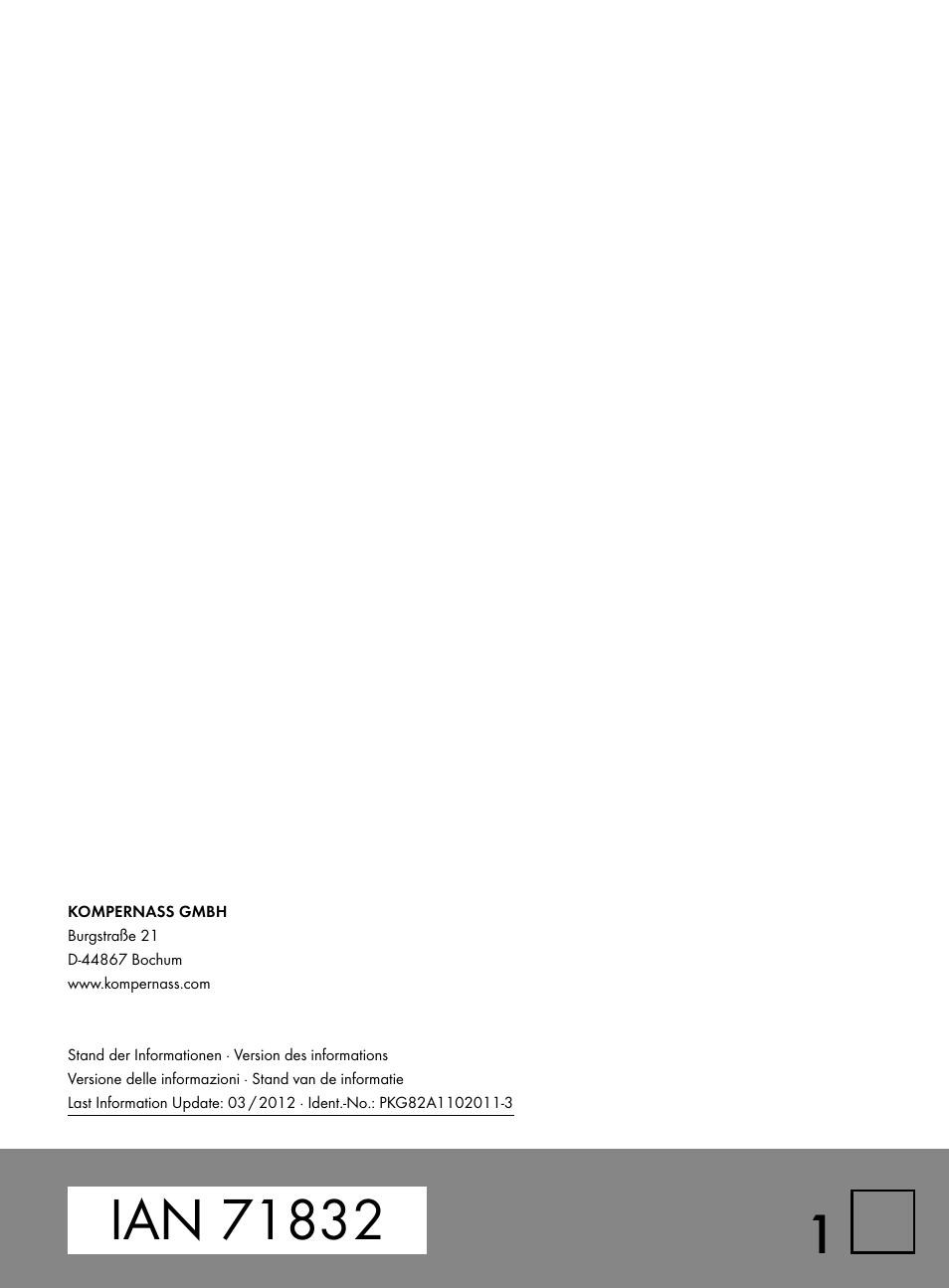 Powerfix PKG 82 A1 User Manual | Page 84 / 84