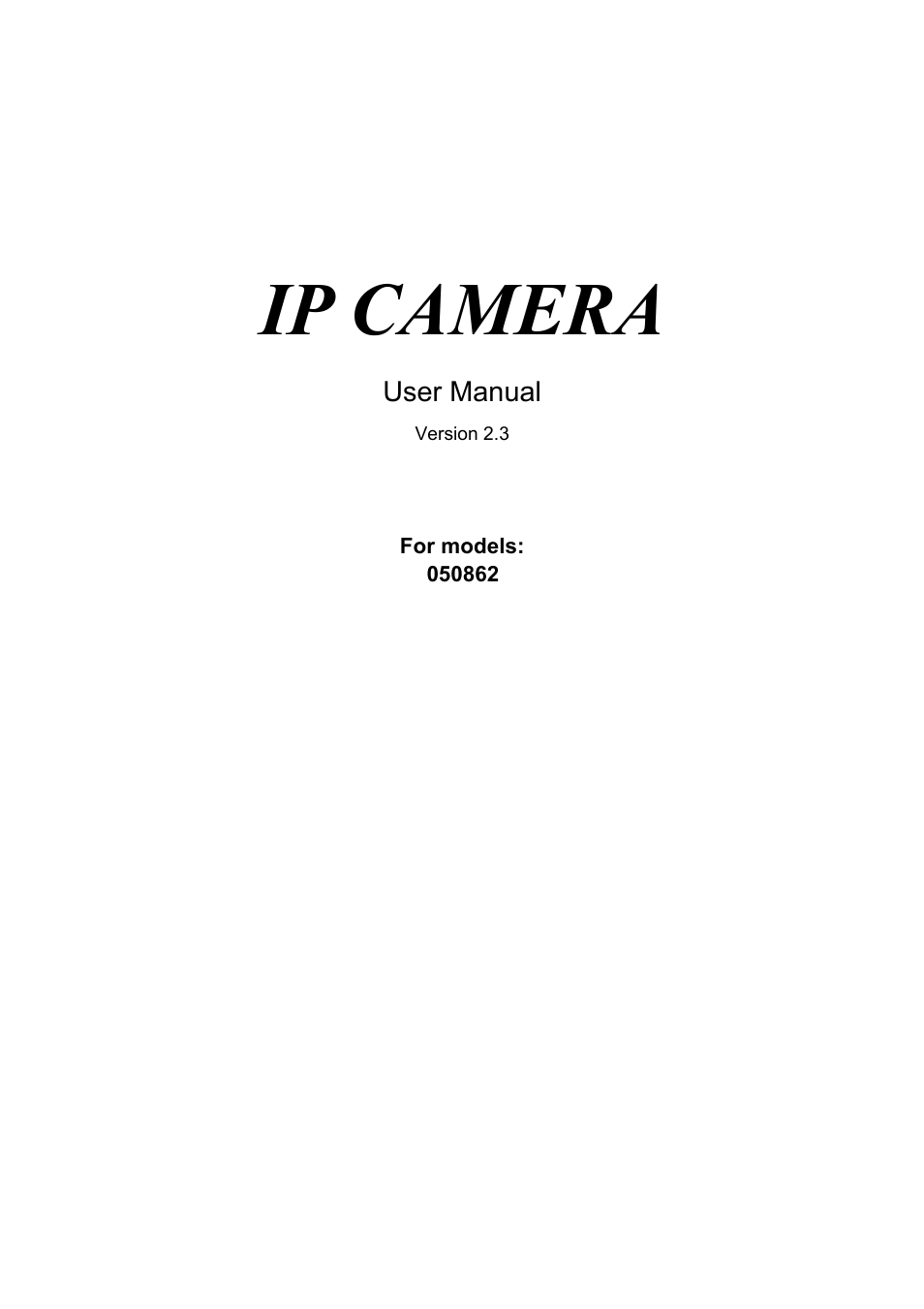 Chenbro IP CAMERA 050862 User Manual | 90 pages