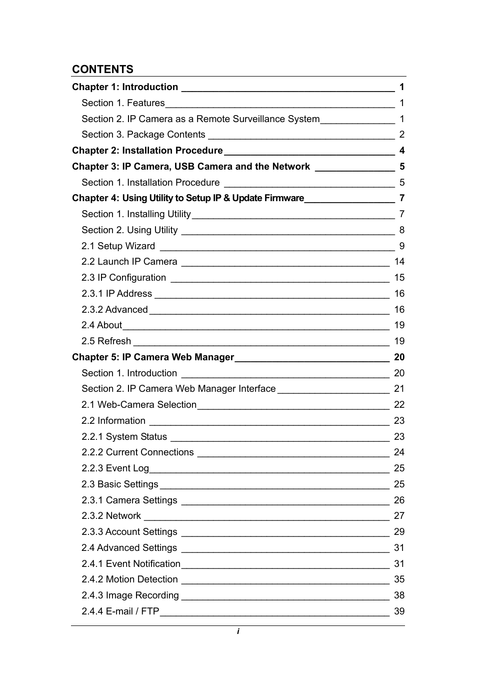 Chenbro IP CAMERA 050862 User Manual | Page 2 / 90