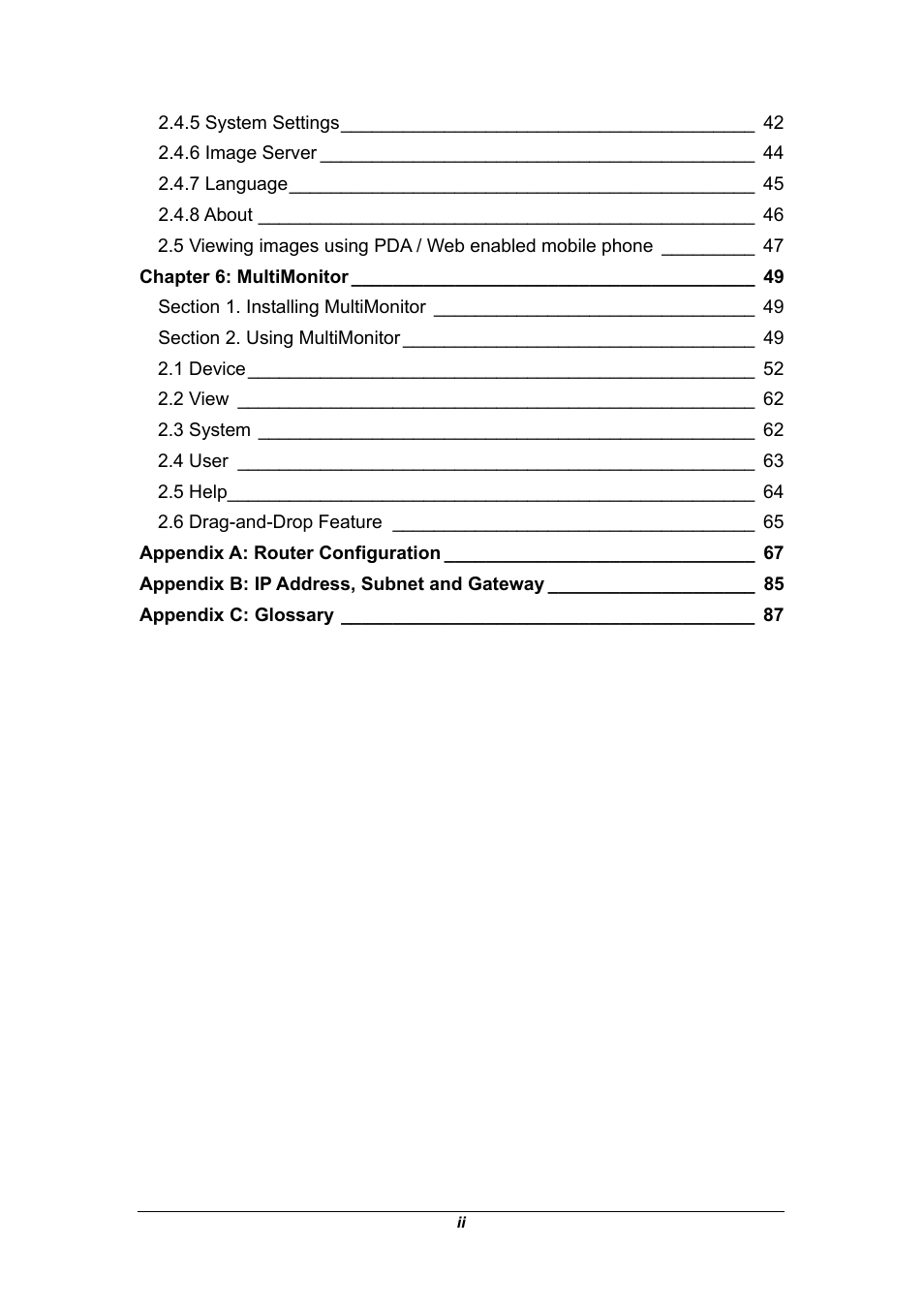 Chenbro IP CAMERA 050862 User Manual | Page 3 / 90