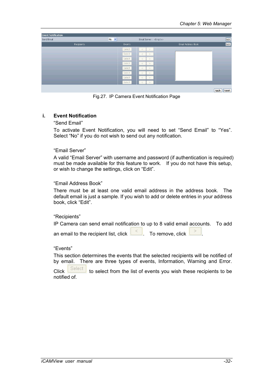 Chenbro IP CAMERA 050862 User Manual | Page 35 / 90