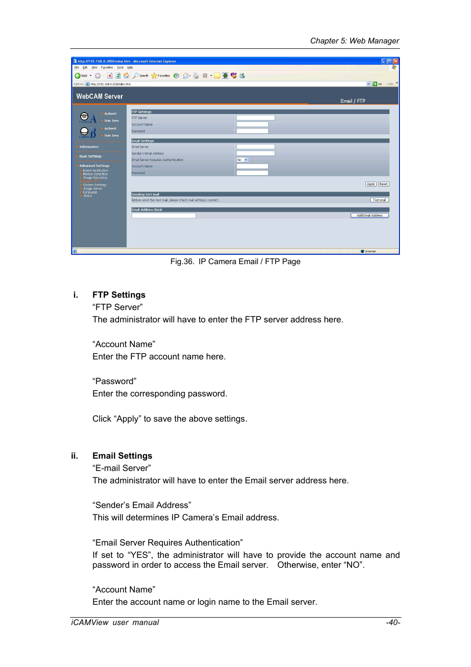 Chenbro IP CAMERA 050862 User Manual | Page 43 / 90