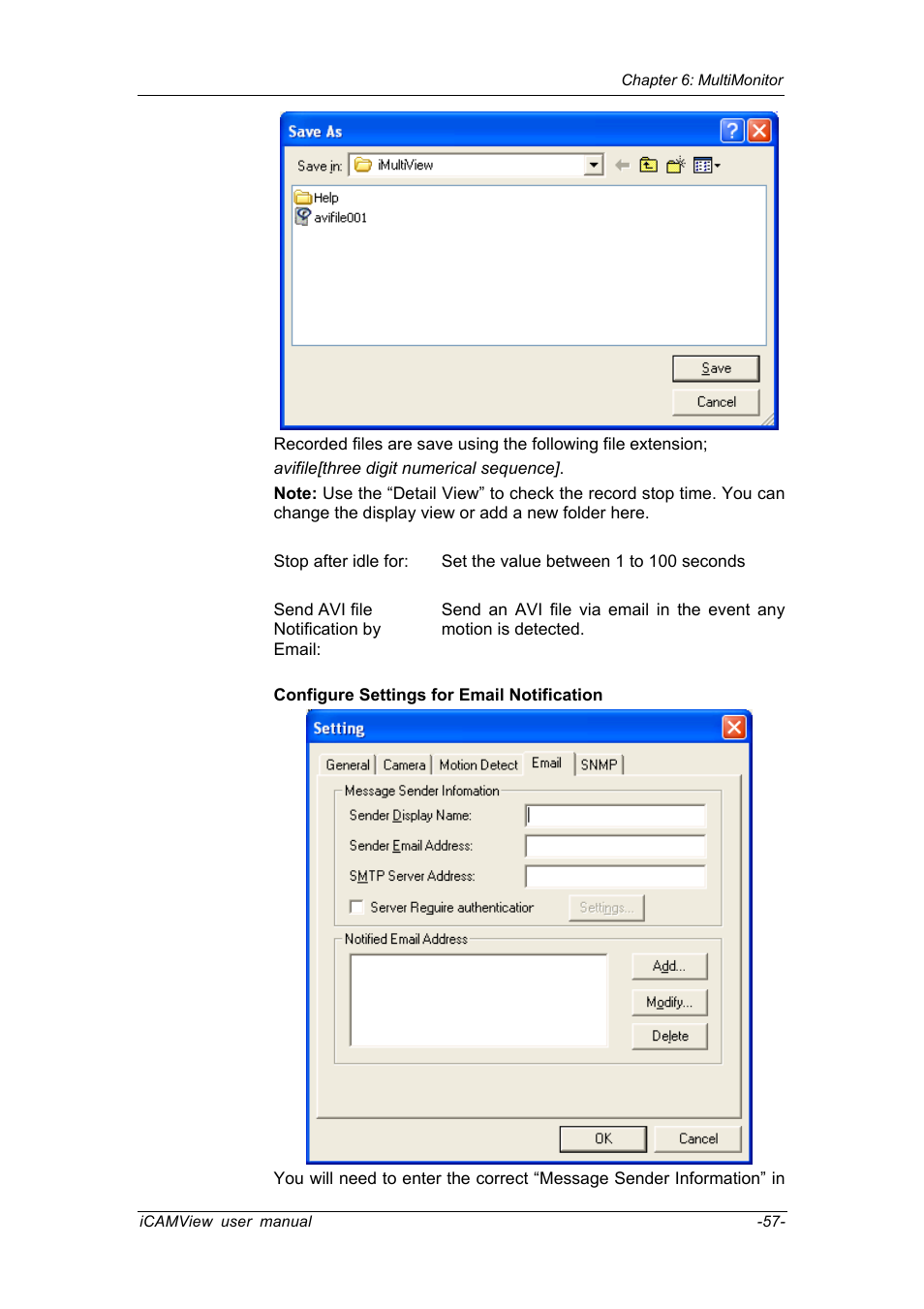 Chenbro IP CAMERA 050862 User Manual | Page 60 / 90