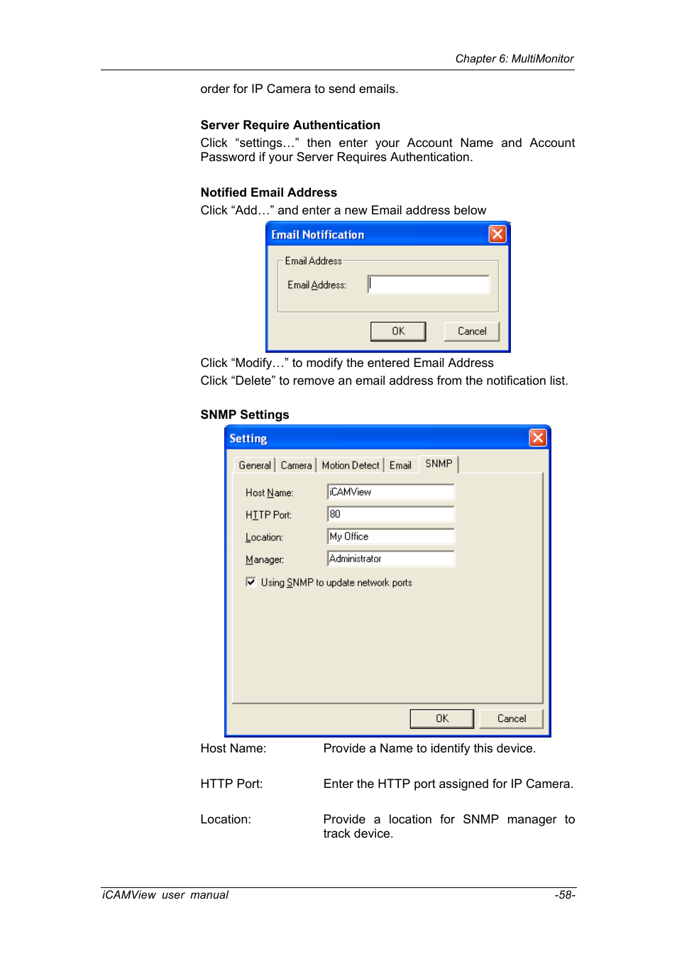 Chenbro IP CAMERA 050862 User Manual | Page 61 / 90
