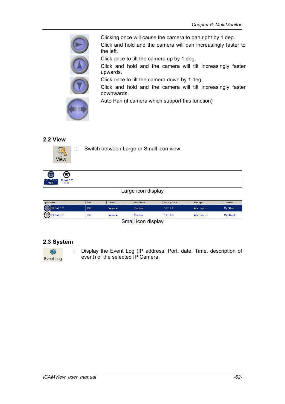 2 view, 3 system, 2 view 2.3 system | Chenbro IP CAMERA 050862 User Manual | Page 65 / 90